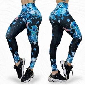 Blue Floral Women's Leggings
